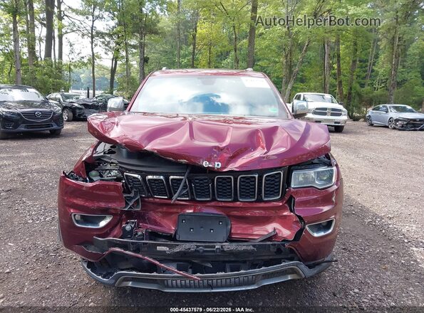 1C4RJFBG7HC788268 2017 JEEP GRAND CHEROKEE Burgundy წინა ხედი