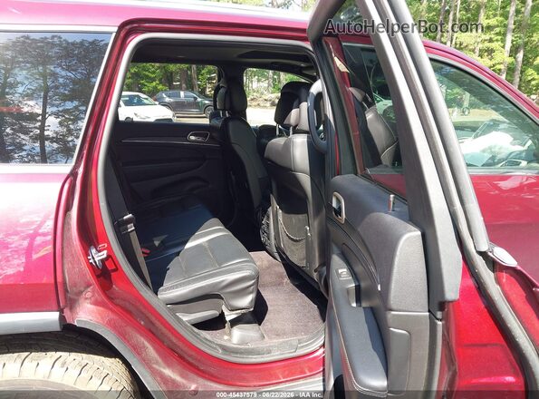 1C4RJFBG7HC788268 2017 JEEP GRAND CHEROKEE Burgundy VIN კოდის სტიკერის ხედი