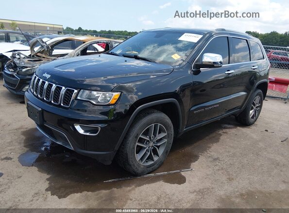 1C4RJFBG7JC166193 2018 JEEP GRAND CHEROKEE Черный Передняя левая четверть
