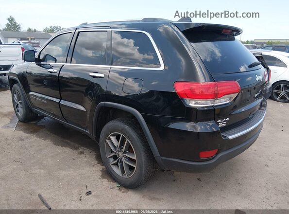 1C4RJFBG7JC166193 2018 JEEP GRAND CHEROKEE Черный Задняя левая четверть