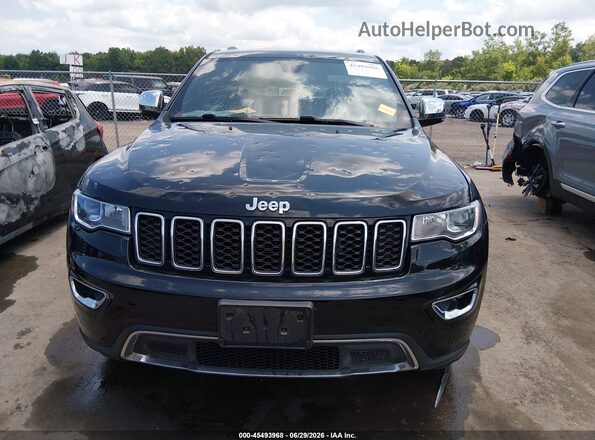 1C4RJFBG7JC166193 2018 JEEP GRAND CHEROKEE Черный Вид щитка приборов