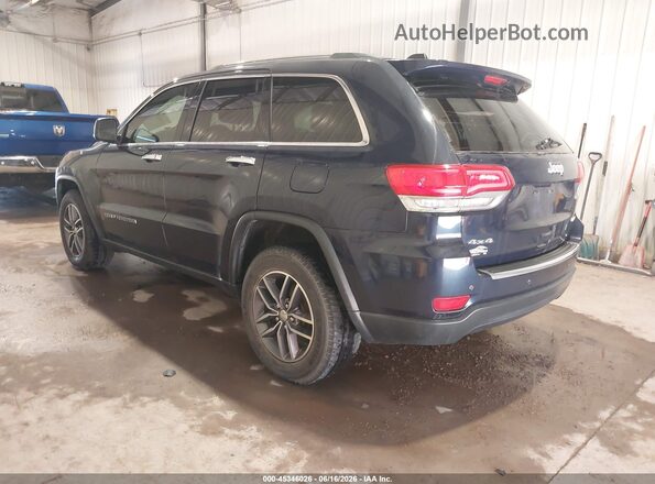 1C4RJFBG7JC259506 2018 JEEP GRAND CHEROKEE Dark Blue Trasero izquierdo