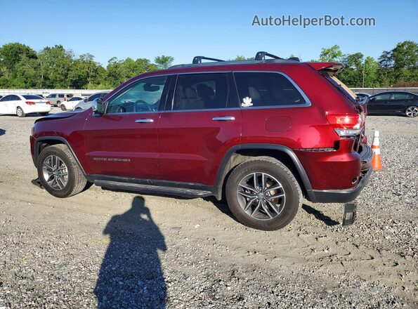1C4RJFBG7JC338044 2018 JEEP GRAND Темно-бордовый Задняя левая четверть