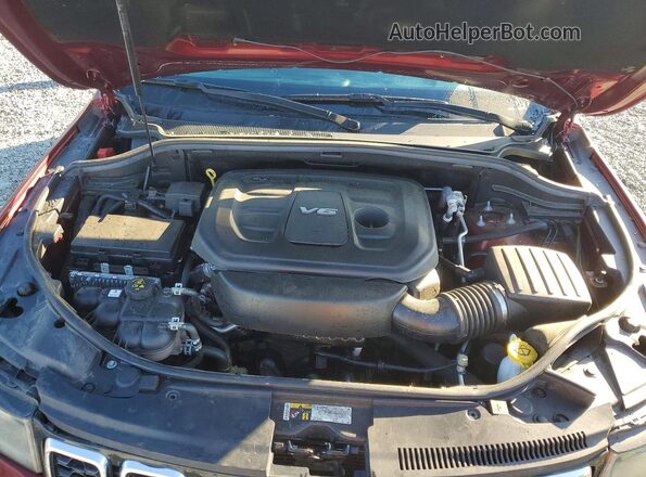 1C4RJFBG7JC338044 2018 JEEP GRAND Темно-бордовый Вид подкапотного пространства