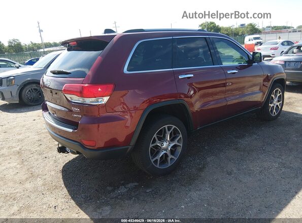 1C4RJFBG7KC714646 2019 JEEP GRAND CHEROKEE Maroon Trasero derecho