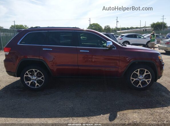 1C4RJFBG7KC714646 2019 JEEP GRAND CHEROKEE Maroon Vista interior trasera