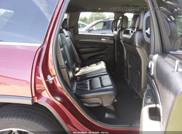1C4RJFBG7KC714646 2019 JEEP GRAND CHEROKEE Maroon Vista de la etiqueta del VIN