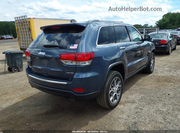 1C4RJFBG7MC615943 2021 JEEP GRAND CHEROKEE Dark Blue Tył prawy