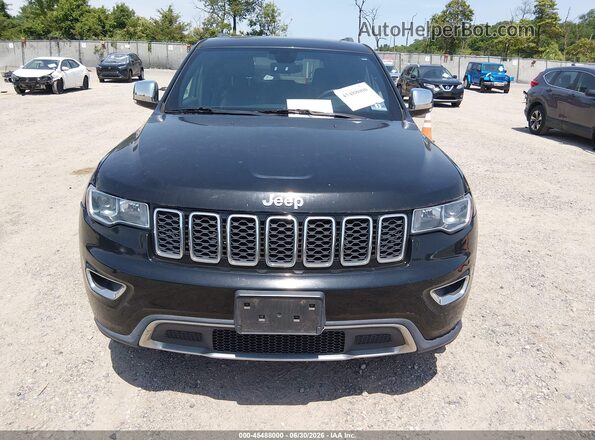 1C4RJFBG8HC776839 2017 JEEP GRAND CHEROKEE Black Вид щитка приладів