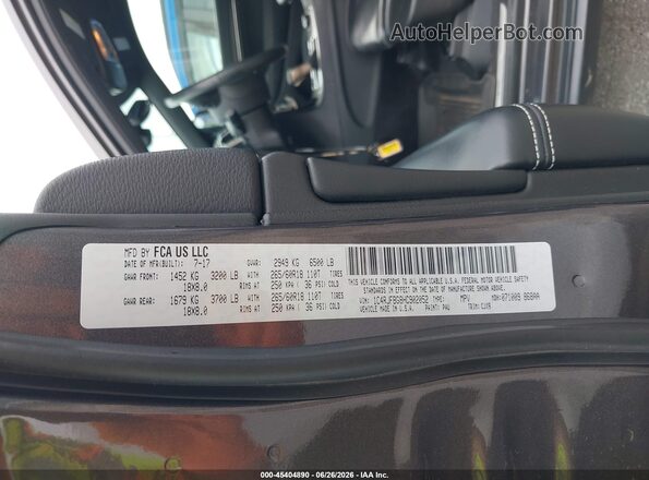 1C4RJFBG8HC902052 2017 JEEP GRAND CHEROKEE Gray Vista del compartimento del motor