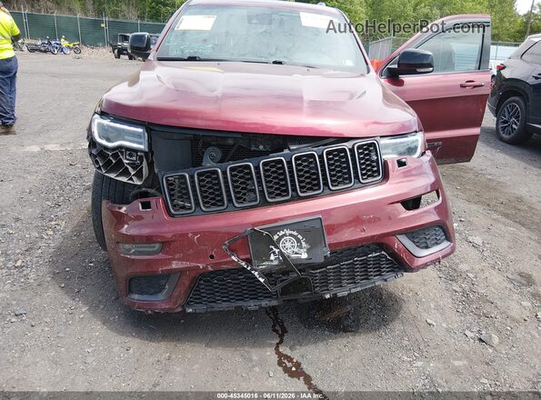 1C4RJFBG8KC606925 2019 JEEP GRAND CHEROKEE Maroon წინა ხედი