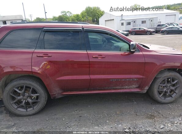 1C4RJFBG8KC606925 2019 JEEP GRAND CHEROKEE Maroon უკანა სალონის ხედი
