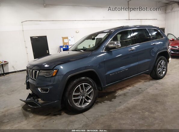 1C4RJFBG8LC296289 2020 JEEP GRAND CHEROKEE Синий Передняя левая четверть