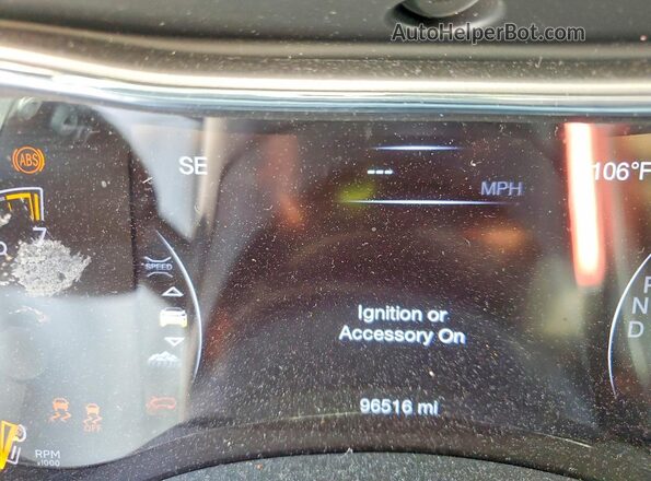 1C4RJFBG8LC398790 2020 JEEP GRAND Silver ხელსაწყოთა პანელის ხედი