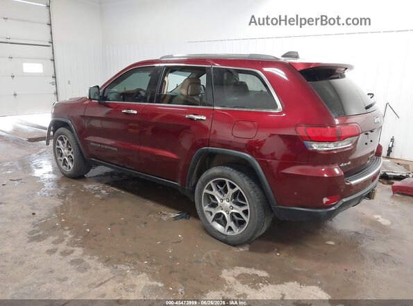 1C4RJFBG8LC398899 2020 JEEP GRAND CHEROKEE Burgundy Հետևի ձախ