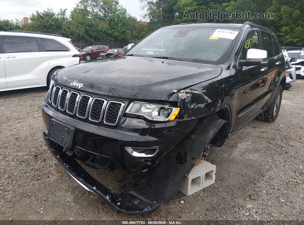 1C4RJFBG8MC538063 2021 JEEP GRAND CHEROKEE Black Առջևի ձախ երեք քառորդ տեսարան