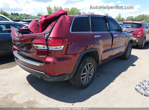 1C4RJFBG8MC734827 2021 JEEP GRAND CHEROKEE Красный Задняя правая четверть