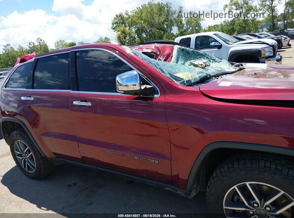 1C4RJFBG8MC734827 2021 JEEP GRAND CHEROKEE Красный Вид щитка приборов