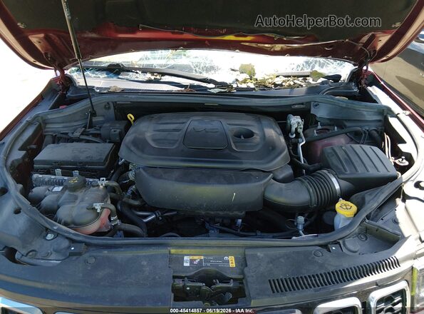 1C4RJFBG8MC734827 2021 JEEP GRAND CHEROKEE Красный Вид сзади