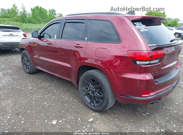 1C4RJFBG8MC768184 2021 JEEP GRAND CHEROKEE Темно-бордовый Задняя левая четверть