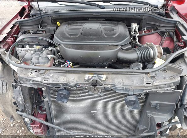 1C4RJFBG8MC768184 2021 JEEP GRAND CHEROKEE Темно-бордовый Вид сзади