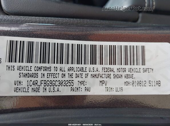 1C4RJFBG9GC303255 2016 JEEP GRAND CHEROKEE Gray Vista del compartimento del motor