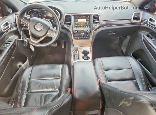 1C4RJFBG9GC454841 2016 JEEP GRAND Black Dashboard view