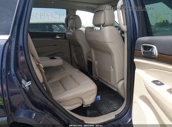 1C4RJFBG9HC715368 2017 JEEP GRAND CHEROKEE Blue VIN կոդի պիտակի տեսք