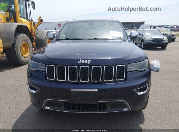 1C4RJFBG9HC715368 2017 JEEP GRAND CHEROKEE Blue Սարքավորումների վահանակի տեսք