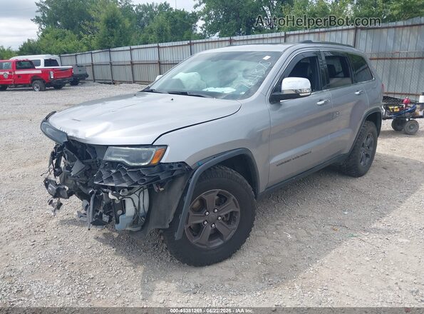 1C4RJFBG9HC764375 2017 JEEP GRAND CHEROKEE Gray Առջևի ձախ երեք քառորդ տեսարան