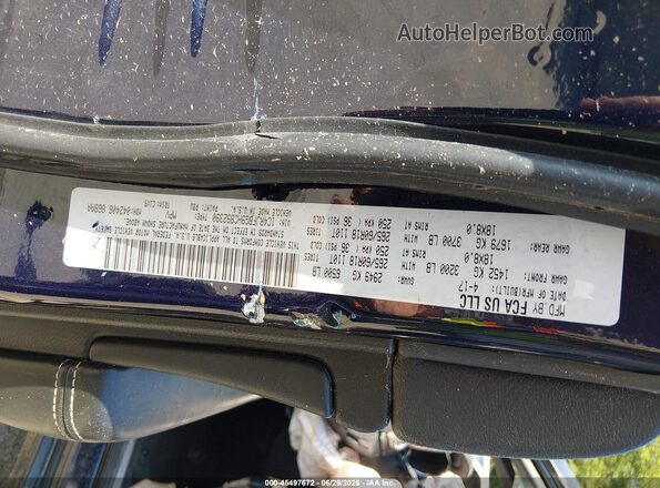 1C4RJFBG9HC892390 2017 JEEP GRAND CHEROKEE Blue Engine compartment view
