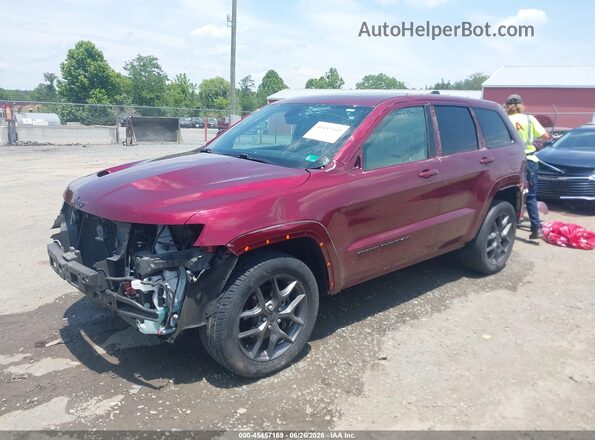 1C4RJFBG9KC727754 2019 JEEP GRAND CHEROKEE Темно-бордовый Передняя левая четверть