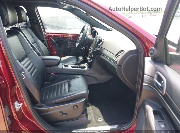 1C4RJFBG9KC727754 2019 JEEP GRAND CHEROKEE Темно-бордовый Вид салона спереди
