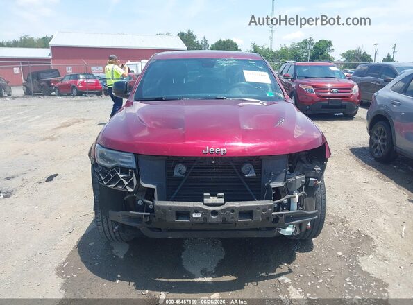 1C4RJFBG9KC727754 2019 JEEP GRAND CHEROKEE Темно-бордовый Вид задней части салона