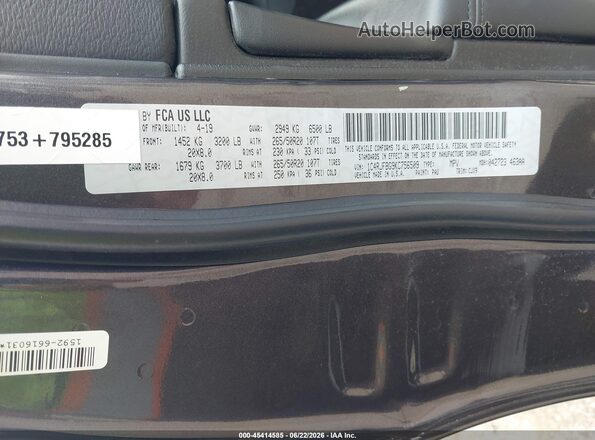1C4RJFBG9KC756509 2019 JEEP GRAND CHEROKEE Gray ძრავის განყოფილების ხედი
