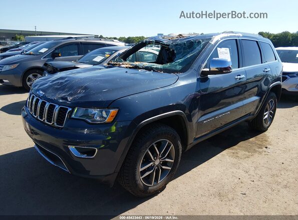 1C4RJFBG9LC299976 2020 JEEP GRAND CHEROKEE Blue წინა მარცხენა ხედი სამი მეოთხედიდან