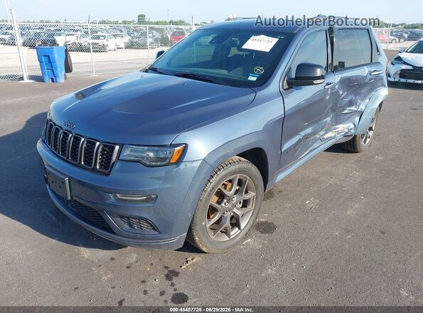 1C4RJFBG9LC400482 2020 JEEP GRAND CHEROKEE Blue წინა მარცხენა ხედი სამი მეოთხედიდან