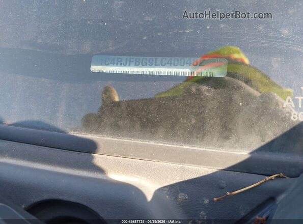 1C4RJFBG9LC400482 2020 JEEP GRAND CHEROKEE Blue ძრავის განყოფილების ხედი