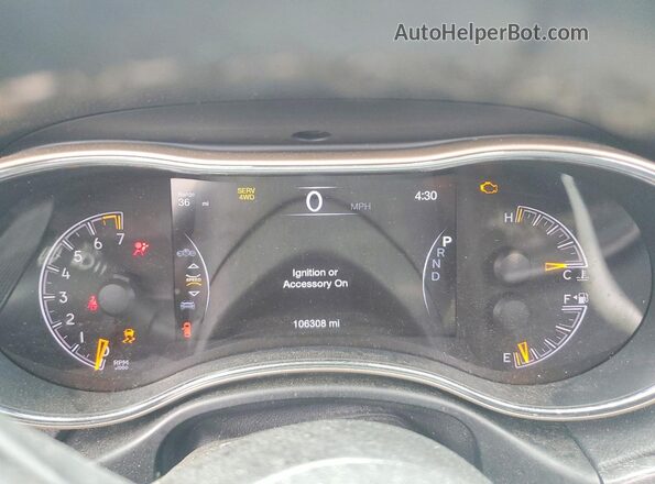 1C4RJFBGXGC317648 2016 JEEP GRAND Black Instrument cluster view