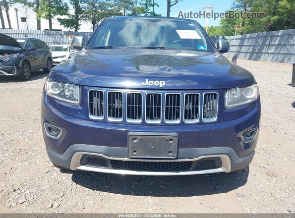 1C4RJFBGXGC380975 2016 JEEP GRAND CHEROKEE Blue Սարքավորումների վահանակի տեսք
