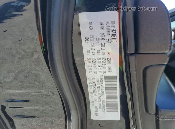 1C4RJFBGXHC819223 2017 JEEP GRAND Black VIN կոդի պիտակի տեսք