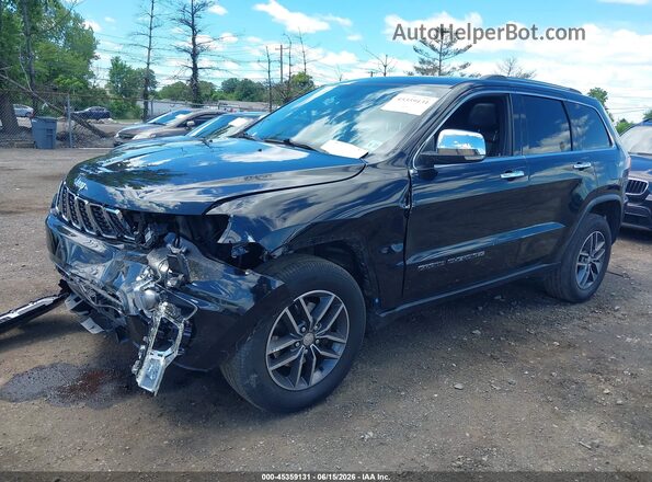1C4RJFBGXHC879700 2017 JEEP GRAND CHEROKEE Black Вид спереду
