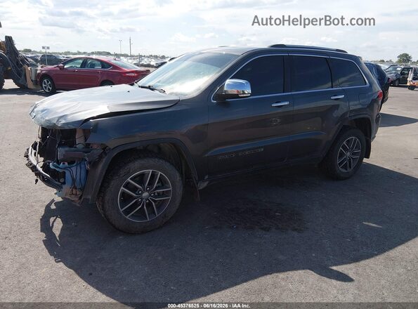 1C4RJFBGXJC127386 2018 JEEP GRAND CHEROKEE Black Առջևի ձախ երեք քառորդ տեսարան