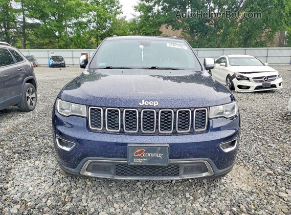 1C4RJFBGXJC378344 2018 JEEP GRAND Blue Front view