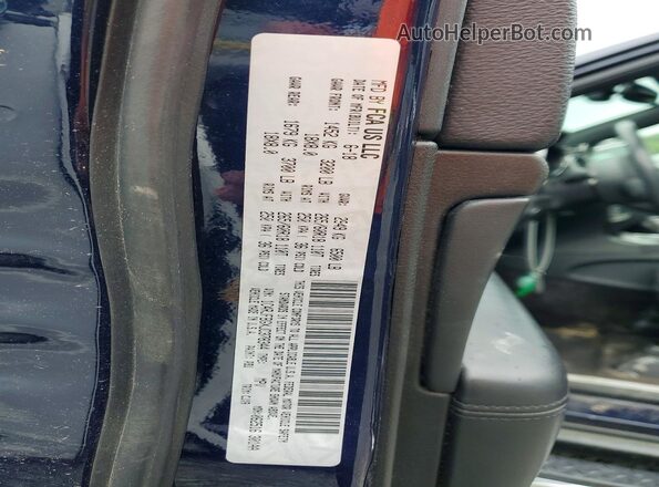 1C4RJFBGXJC378344 2018 JEEP GRAND Blue VIN sticker view