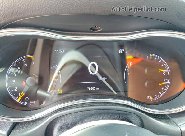 1C4RJFBGXKC715080 2019 JEEP GRAND Gray ხელსაწყოთა პანელის ხედი