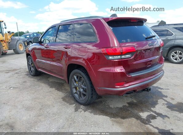 1C4RJFBGXKC728864 2019 JEEP GRAND CHEROKEE Burgundy Trasero izquierdo
