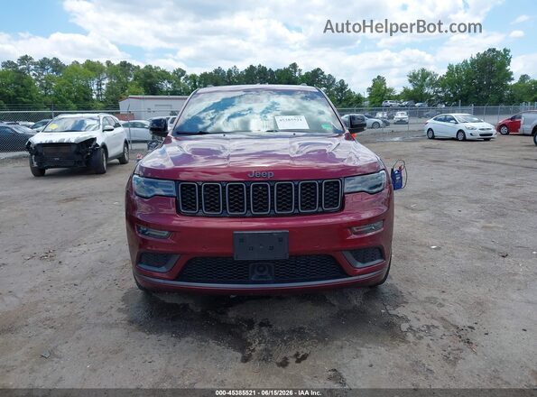 1C4RJFBGXKC728864 2019 JEEP GRAND CHEROKEE Burgundy Vista del cuadro de instrumentos