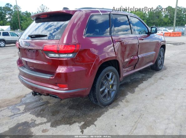 1C4RJFBGXKC728864 2019 JEEP GRAND CHEROKEE Burgundy Trasero derecho