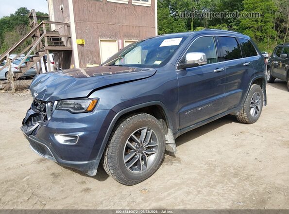 1C4RJFBGXKC733403 2019 JEEP GRAND CHEROKEE Navy წინა მარცხენა ხედი სამი მეოთხედიდან